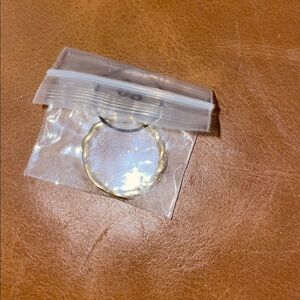 Goldtone Over 925 Ring Size 8